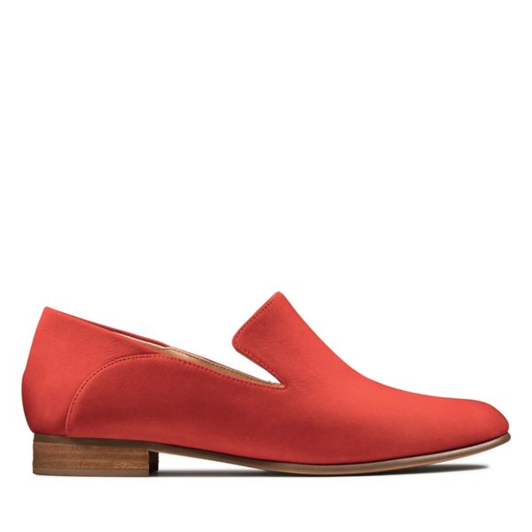 Clarks Womens Pure Viola Heels Red | CA-1643295